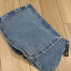 NWT Wild Fable Wrap Around Jean Mini Skort Size 16|y2k retro sporty